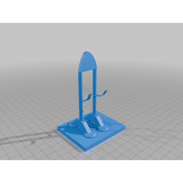 Basketball Holder 3D model thumbnail