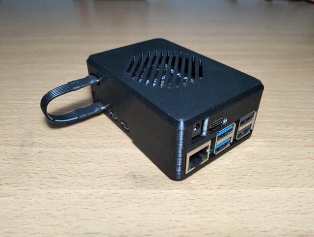 Raspberry Pi 5 case. Suits 52Pi PD power expansion board upgrade 3D model thumbnail
