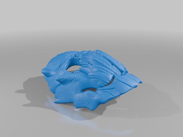 Grima mask 3D model thumbnail