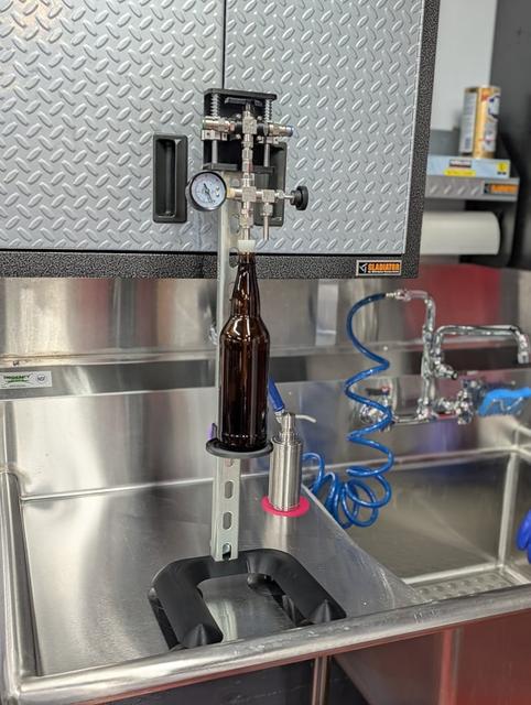 Counterpressure Bottle Filler Stand 3D model thumbnail