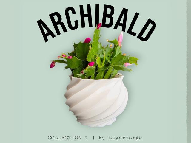 ARCHIBALD Planter 3D model thumbnail