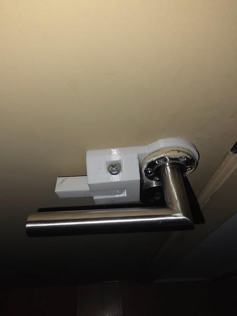 Door lever lock children/Pet proof 3D model thumbnail