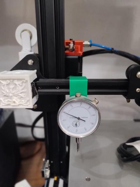 Dial indicator mount for Ender3 3D model thumbnail