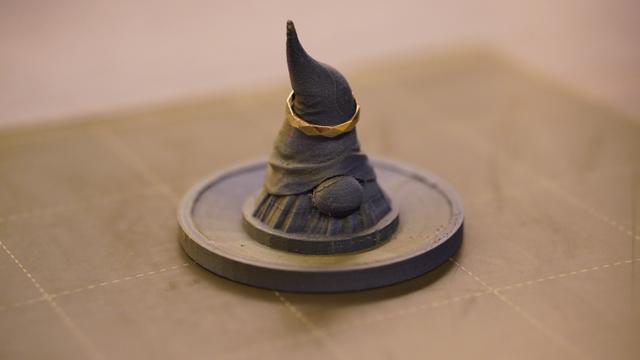 Gnome ring holder 3D model thumbnail
