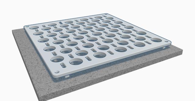 IKEA SKÅDIS Lightweight (With Connector) 3D model thumbnail