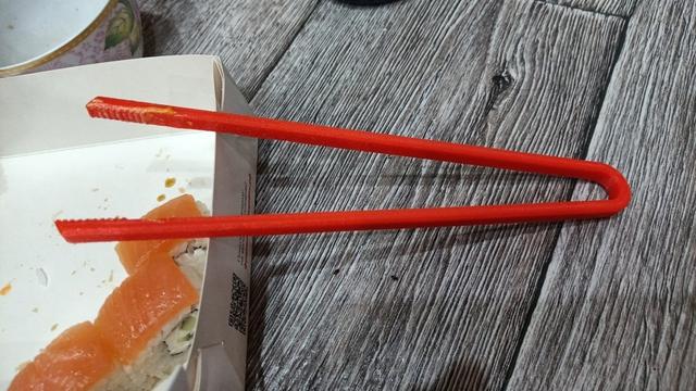 Sushi sticks 3D model thumbnail