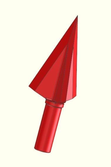 ARROWHEAD 3 BLADE 3D model thumbnail