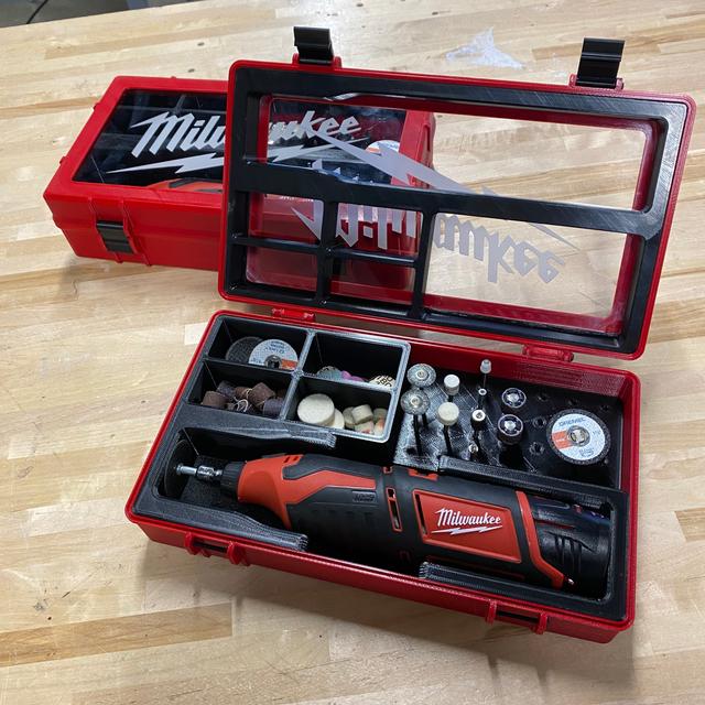 Rotary Tool Organizer 3D model thumbnail