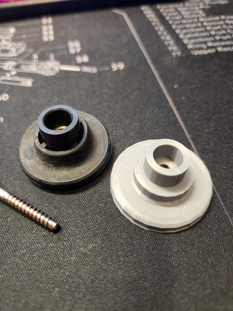 Turntable Foot for Technics SL1600 3D model thumbnail