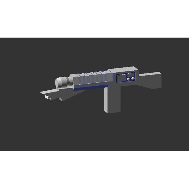 Cylon Rifle for Minimates 3D model thumbnail