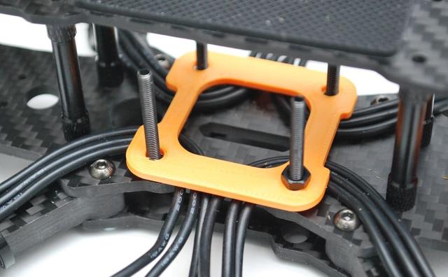 MARK4 V2 10inch (Aliexpress clone) ESC cables holder 3D model thumbnail