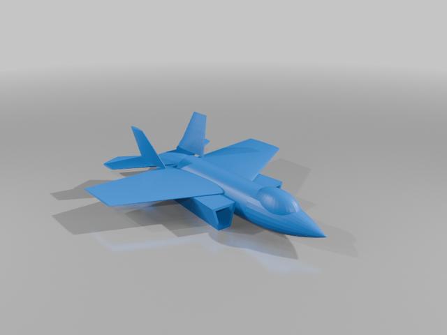 Fighter Jet 3D model thumbnail