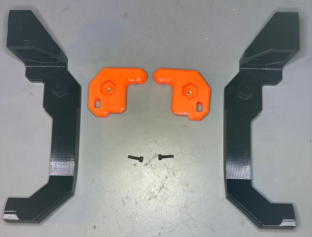 Dual LED Light Bar Prusa MK4 with screw hole for securing 3D model thumbnail