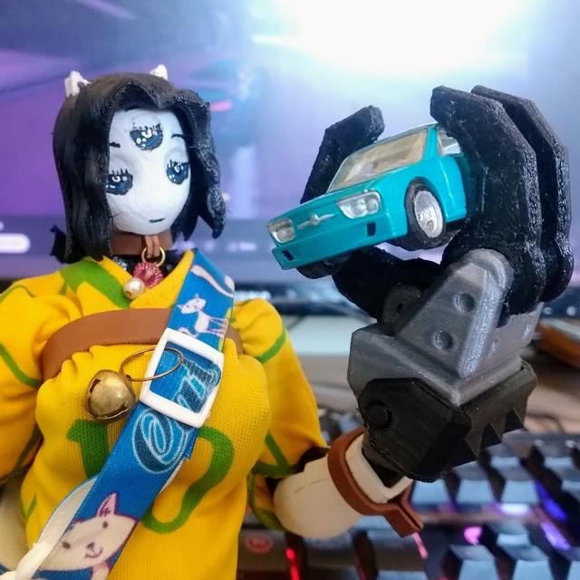 Corrected printing orientation for Dummy 13 Power Claw 3D model thumbnail