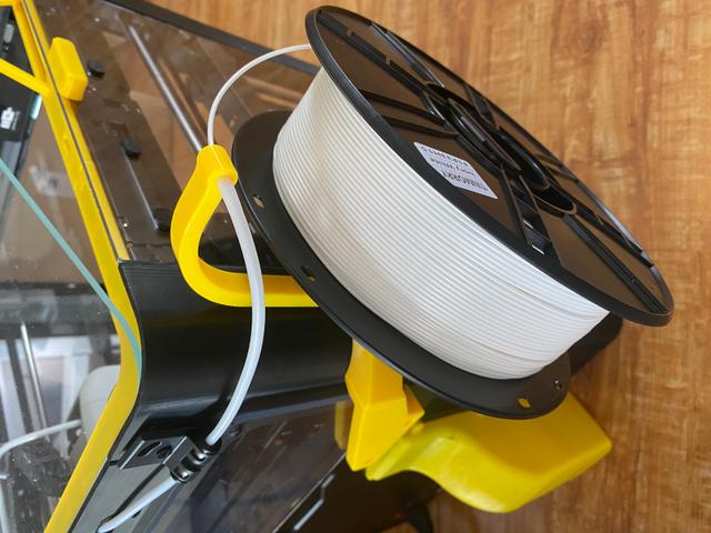 V2 Bambu Side Spool Holder for P1P "Vision" enclosure 3D model thumbnail