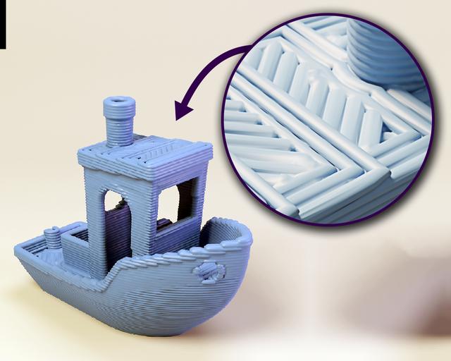 Low Resolution 3D Printed Benchy 3D model thumbnail