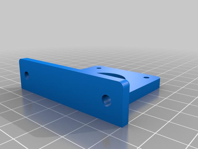 NEMA17 Extruder Mount 3D model thumbnail