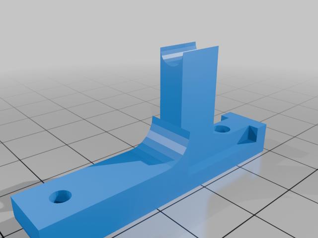Playmobil Boat 3551 Rudder holder 3D model thumbnail