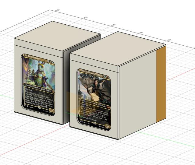 Magic The Gathering (MTG) Card Box 3D model thumbnail