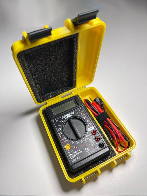 Gunson's Pocketmeter Case with dividing partition for cables. 3D model thumbnail