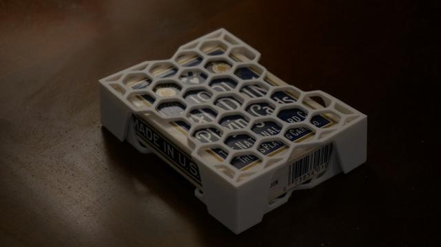 Hexagonal Bicycle Card Holder 3D model thumbnail