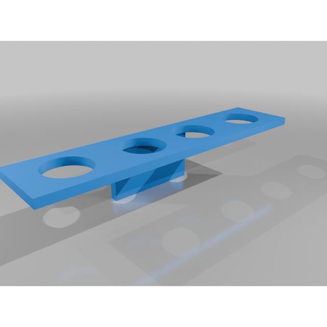Dual UltraSonic Mount For Servo 3D model thumbnail