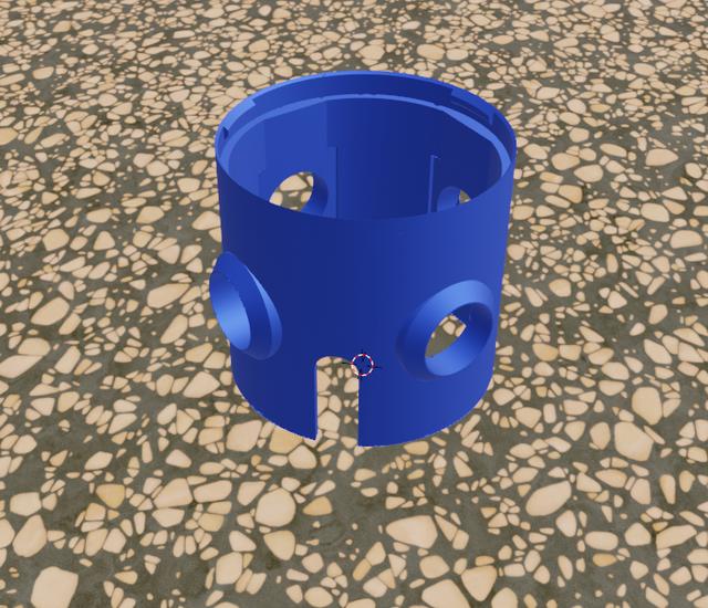 Hydroponics Base Extended 3D model thumbnail