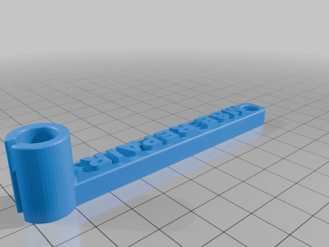 Throttle / Control Cable Release Tool 3D model thumbnail