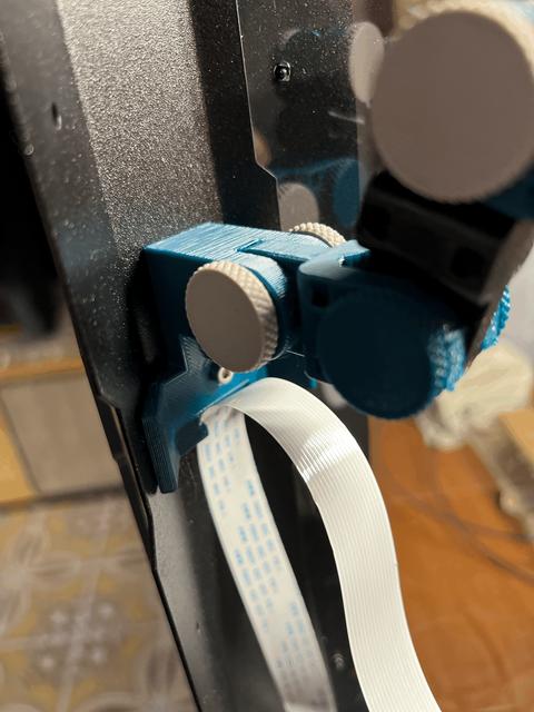 attachment for original prusa enclosure for the articulating raspberry pi camera mount 3D model thumbnail