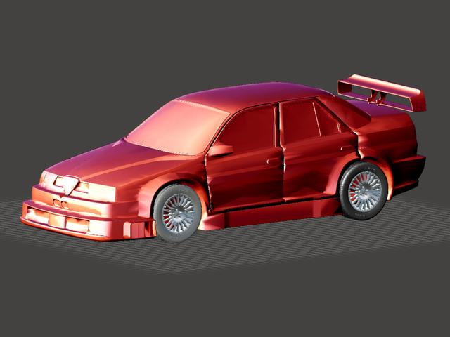Alfa Romeo 155 3D model thumbnail