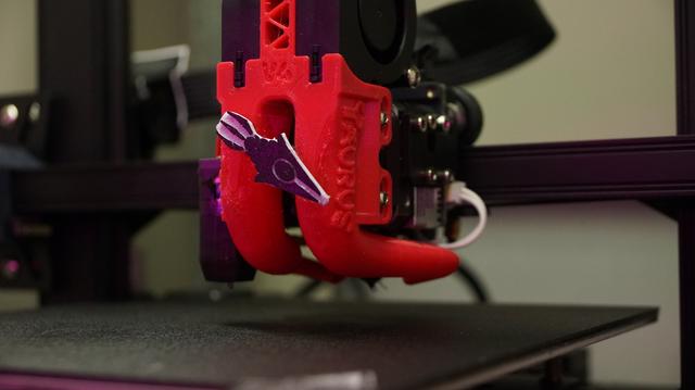 Mass Effect Reaper Extruder Visualizer for Creality Sprite Taurus Cooling Duct 3D model thumbnail
