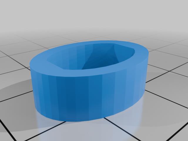 100mm plastic vernier caliper lock  3D model thumbnail