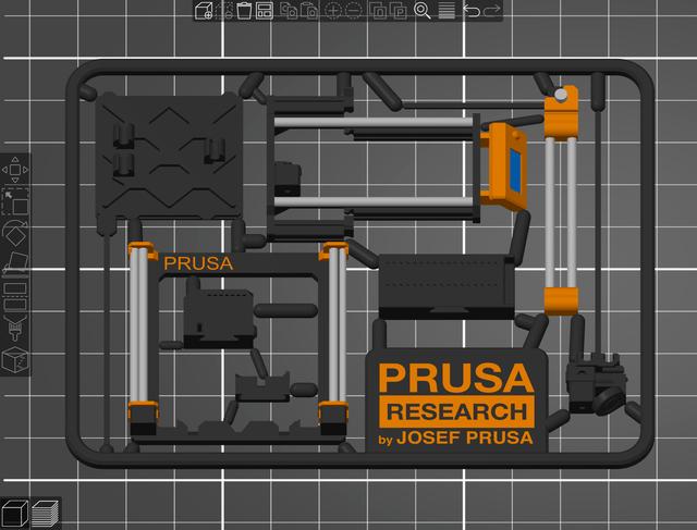 Original Prusa i3 MK3S+ Gift card MMU Remix 3D model thumbnail