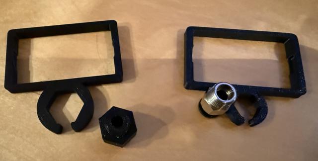 Hygrometer mount for UBBI or PC4-M10 3D model thumbnail