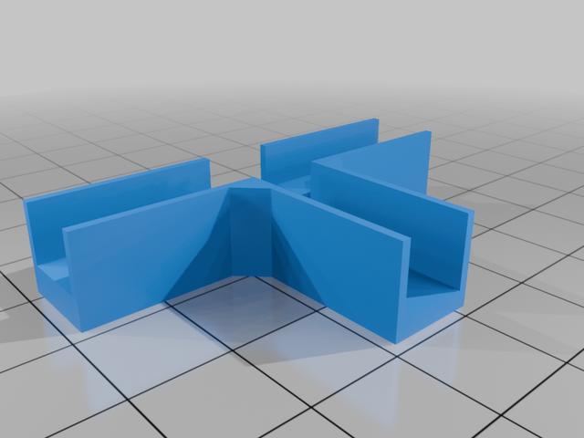 K&M Music Stand Arm Clip 3D model thumbnail