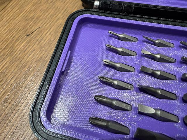 Rugged Multipart Wowstick Case Bit Holder Tray Modification 3D model thumbnail