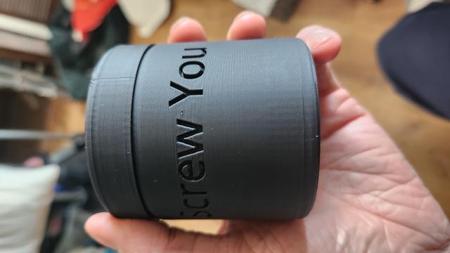 Screw ( You ) Jar 3D model thumbnail
