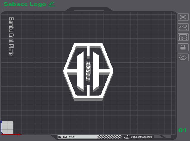 Sabacc Logo 3D model thumbnail