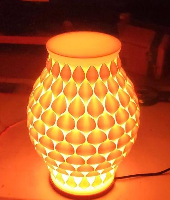 Desk lamp Stand for "A *slightly* Overengineered Olpe Vase" 3D model thumbnail