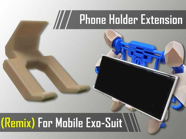 Phone Holder Extension for Mobile Exo-Suit 3D model thumbnail