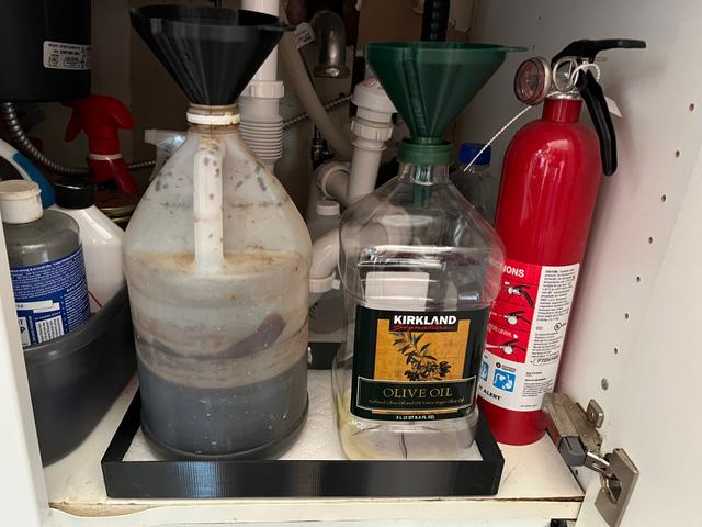 Under Sink Grease, Coffee, or Other Liquid Collectors 3D model thumbnail