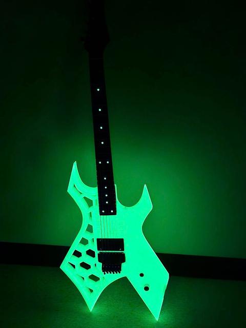 Warlock Electric Guitar Single Pickup 3D model thumbnail