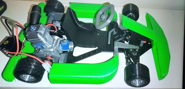 tyres go kart 3D model thumbnail
