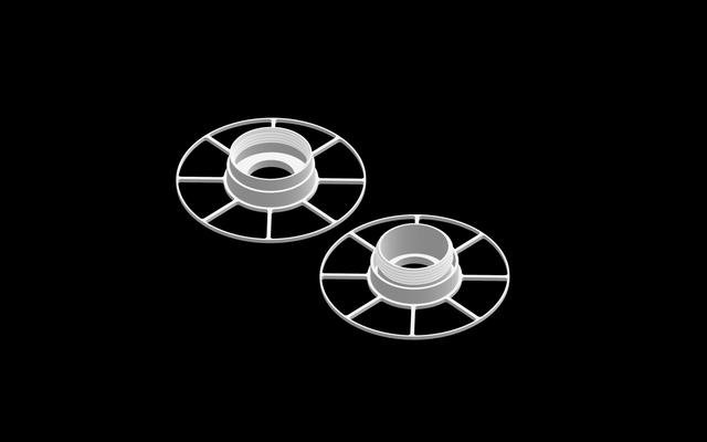 Ultralight Prusament refill spool 3D model thumbnail