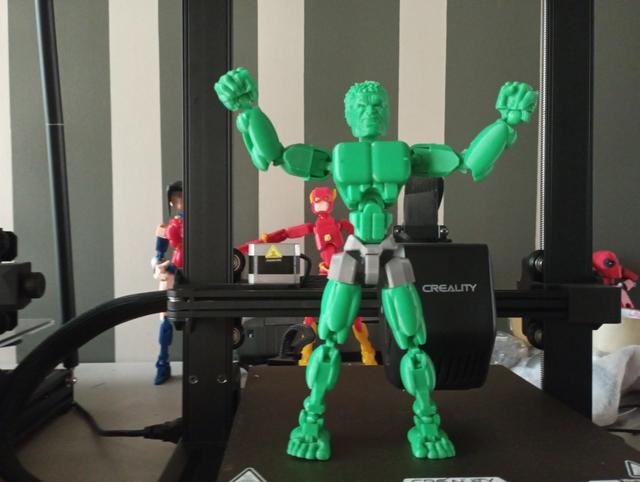 Dummy 13 Hulk parts remix 3D model thumbnail