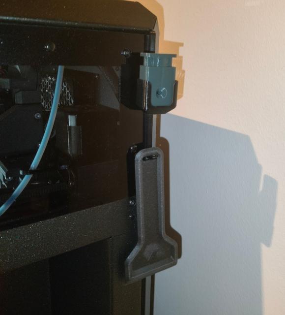 Core One - Minimalistic tool holder - "Filament Cutter 45°" add-on 3D model thumbnail