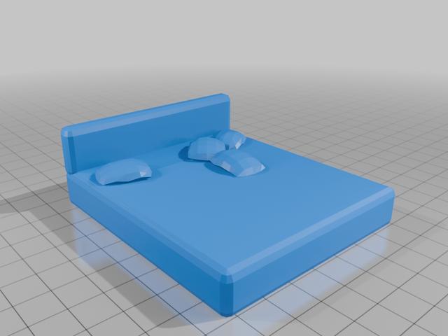 cama 3D model thumbnail