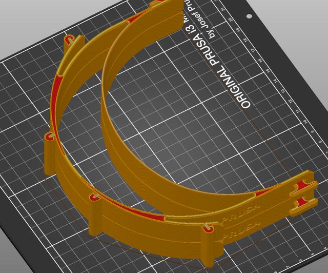 Prusa Protective Face Shield - RC3.1 3D model thumbnail