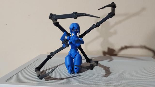 torso adaptado para accesorios de dummy13 para FrameArms13 - girlpla style articulated figure v1 [Base ver.] 3D model thumbnail