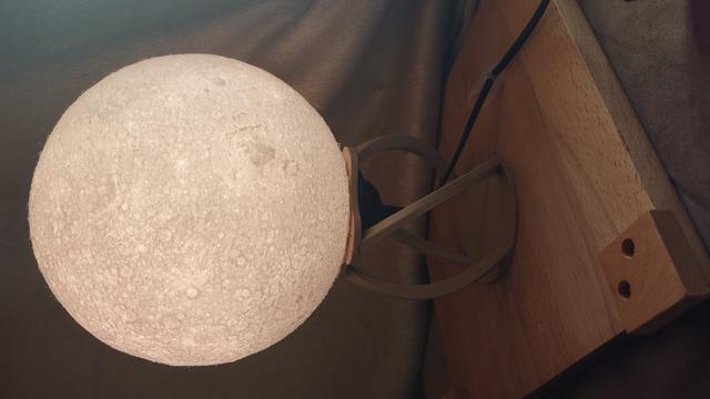 Moon Lamp Base 3D model thumbnail
